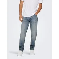 ONLY & SONS Straight-Jeans ONSEDGE PERFORMANCE LB 3816 DOT DNM NOOS Baumwollmischung, straight fit