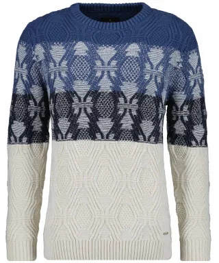 RAGMAN - Jacquard-Strickpullover - Gr. - XXL