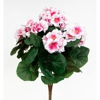 Kunstblume Künstliche Geranie ZF Kunstpflanzen künstliche Blumen Pflanzen Pelargonium, Seidenblumen Roß, Höhe 38 cm, Rosa
