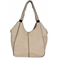 ITALYSHOP24 Schultertasche Damen XXL FLECHTOPTIK Hand-Tasche Shopper Businesstasche Workbag, Tote Bag Reisetasche Henkeltasche Beuteltasche Hobo Bag Weekender