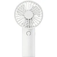 nsihing Handventilator Tragbarer Mini Ventilator, Wiederaufladbar USB Ventilator, mit 3 Geschwindigkeitsstufen, Hand Ventilatoren mit Base