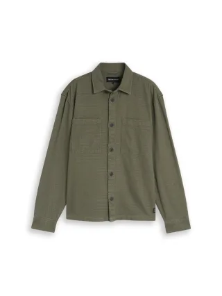 Denim Tom Tailor - Overshirt aus Baumwolle urban olive green - Gr. - XXL