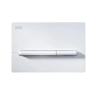 Mepa Betätigungsplatte 421500 für Unterputz-Spülkasten 2-Mengen/Start/Stopp, weiß