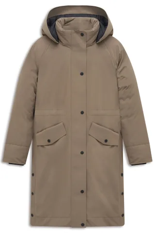 bugatti - Damen Jacke Popeline taupe - Gr. - 36