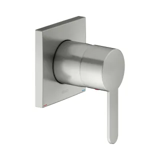 Keuco Einhebelmischer Unterputz IXMO Flat 59551, eckig, Edelstahl-finish, 59551060302 59551060302