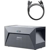 Anker Solaranlage Anker SOLIX Solarbank E1600, Solarspeicher für Balkonkraftwerk, nur mit Wechselrichter, (mit integr. 0W Schalter), Kompatibel mit 99% Aller Balkonkraftwerke, Installation in 5 Min