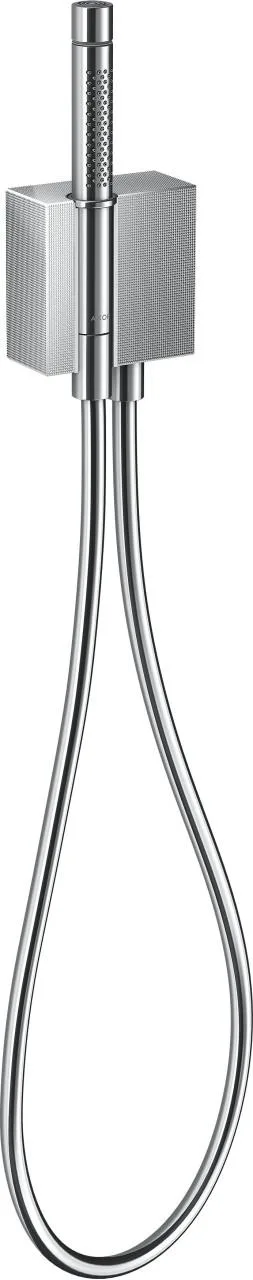 Hansgrohe Schlauchanschl.u.Brausenhalter Axor Edge Diamantschliff chrom m.Stabhandbr., 46521000 46521000