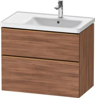 Duravit D-Neo Waschtischunterbau wandhängend Nussbaum Matt 784x452x625 mm - DE4358004790000 DE4358004790000