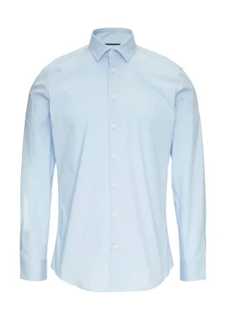 s.Oliver BLACK LABEL - Tailored Fit: Businesshemd blau - Gr. - 39