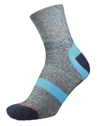 1000 Mile - Damen Approach Repreve Doppellagige Atmungsaktive Anti-Blasen Socken - Marineblau / Mauve