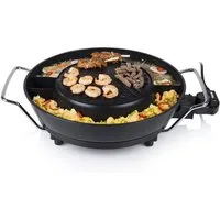 Tristar Raclette und Fondue-Set Tristar Hotpot PZ-9131 Elektro-Fondue & Grill Set