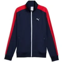 PUMA Trainingsjacke T7 FOUNDATION POLY TRACK JACKET mit Stehkragen, mit Reißverschlusstaschen, Regular Fit