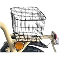 ENEWAY Fahrradkorb E-Roller Korb für CityFloh und viele mehr, Mit Deckel