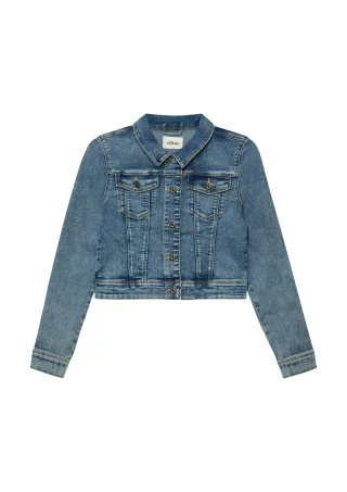 s.Oliver - Indoor-Jacke blau - Gr. - 176