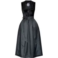 Alpenmärchen Dirndl Langes Dirndl Elodie in schwarz - ALM1074