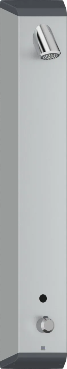 Hansa Duschpaneel HANSAELECTRA 9670, 1-strahlig 3 V BT DN15 Aluminium/verchromt, 96702219 96702219