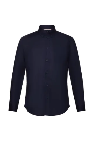 Button-Down-Hemd navy - Gr. - S