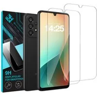 Tec-Expert Displayschutzglas 2X 9H Displayglas für Samsung Galaxy A33 5G für Samsung Galaxy A33 5G, Displayschutzfolie, 2 Stück, Displayschutz, Schutzglas, Bildschirmschutz, kratz- & stoßfest