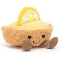 Jellycat Kuscheltier Kuscheltier Zitronen Tarte Amuseables Tarte Au Citron (11cm)