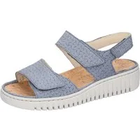 Waldläufer K-VALERIE Plateausandale Sommerschuh, Bequemschuh, Klettschuh in Extraweite K