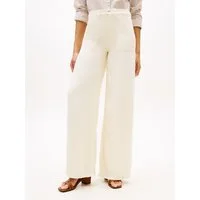 Tommy Hilfiger 5-Pocket-Jeans DNM SOFT ECRU 70'S WIDE LEG HW