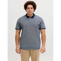 Jack & Jones PlusSize Poloshirt JPRBLUALVES SS POLO PLS Baumwollmischung, normal geschnitten
