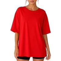 Reichstadt Oversize-Shirt Oversized Kurzarmshirt 24RSW058 in kräftigen Farben