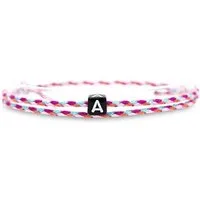 Made by Nami Freundschaftsarmband Surfer-Armband Personalisiert mit Buchstabe Damen Herren, Pärchen-Armband individualisiert, beste Freundin Freundschaftsarmband