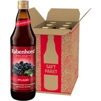 Haus Rabenhorst Saft RABENHORST Pflaumi 6er Pack (6 x 700 ml), 0,7 l, 700 ml, 6 St.