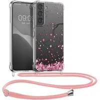 kwmobile Handyhülle Hülle für Samsung Galaxy S22, Silikon Handyhülle mit Kette - Handykette Handyband