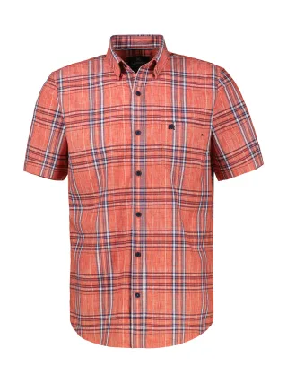 LERROS - BUTTON DOWN vivid red - Gr. - XL