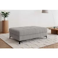 OTTO home Polsterhocker LEEVKE Sitzhocker passend zum Sofa, Breite 115 cm, mit hochelastischer Schaum und Wellenunterfederung