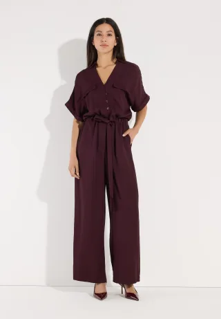 MORE & MORE - Jumpsuit rot - Gr. - 36