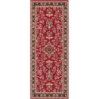 HANSE Home Teppich Halton, rechteckig, Höhe: 8 mm, Kurzflor, Orient-Optik, mit Bordüre, Läufer, pflegeleicht, gekettelt