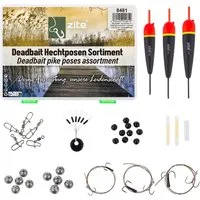 Zite Knicklichtpose Deadbait Hechtposen Set Durchlaufposen mit Köderfisch System & mehr