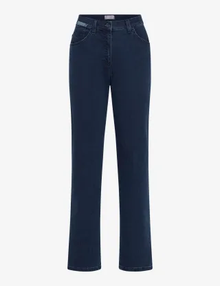 Raphaela by Brax Damen Five-Pocket-Hose Style CORRY, denim blau, Gr. 36