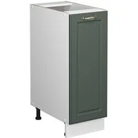 Vicco Apothekerschrank Fame-Line, Grün-Gold Landhaus/Weiß, 30 cm ohne Arbeitsplatte (1-St)