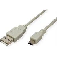 SECOMP STANDARD USB 2.0 Kabel, Typ A - 5-Pin Mini USB-Kabel, USB 2.0 Typ A Männlich (Stecker), USB 2.0 Typ 5-pin Mini Männlich (Stecker) (80.0 cm)