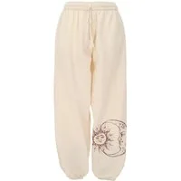 Guru-Shop Relaxhose Luftige Unisex Aladinhose, Boho Sonne/Mond.. Festival, Hippie, Ethno Style, alternative Bekleidung