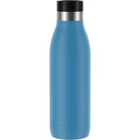Emsa Isolierflasche Trinkflasche Bludrop, Edelstahl, Quick-Press Deckel, 360° Trinkgenuss, 12h warm/24h kühl