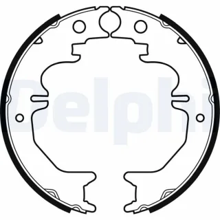Delphi Bremsbacken hinten Toyota 4 Fj Fortuner Land