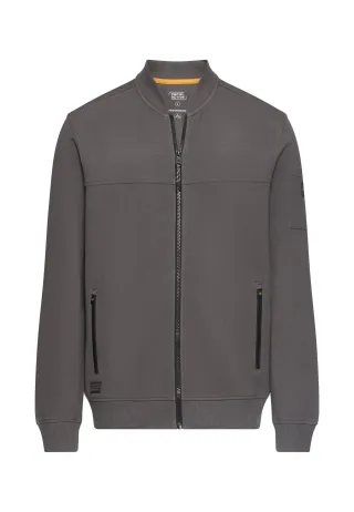 camel active - fleXXXactive® Sweatjacke aus Scuba Jersey gunmetal - Gr. - L