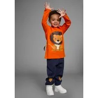 KIDSWORLD Shirt & Hose 2tlg. Set Langarmshirt+Hose (Set, 2-tlg., 2) mit Löwendruck