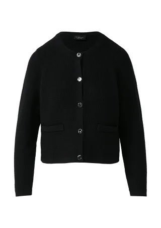 s.Oliver BLACK LABEL - Strickjacke schwarz - Gr. - 36