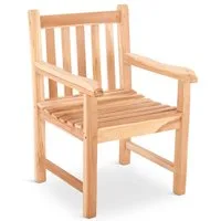 Raburg Gartenstuhl Teak-Holz-Sessel, wetterfestes Teak, Lana XL, langlebig, leicht & robust, UV-beständig & pflegeleicht