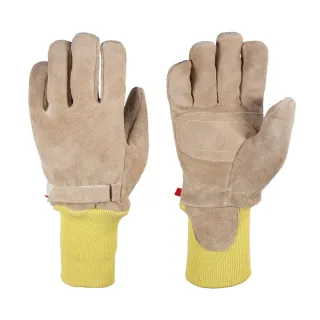 Einsatzhandschuh | SEIZ | FIRE-WORKER BS-SA011 | EN 659:2003 | Größe 6-12 | beige | Spezialleder | Strickstulpe | hitzebeständig | atmungsaktiv