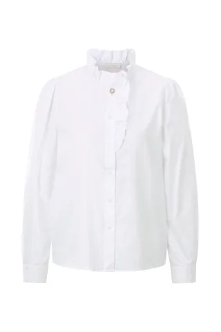 Rich & Royal - Romantic cotton blouse white - Gr. - 40