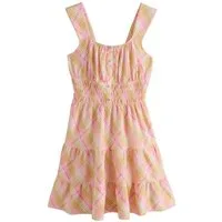 Next Jerseykleid Ärmelloses Minikleid aus Jersey, Kurzgröße (1-tlg)
