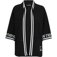 Doris Streich Sweatjacke mit Wording-Motiv