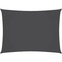vidaXL Sonnensegel Sonnensegel Oxford-Gewebe Rechteckig 2,5x4,5 m Anthrazit, (1-tlg)